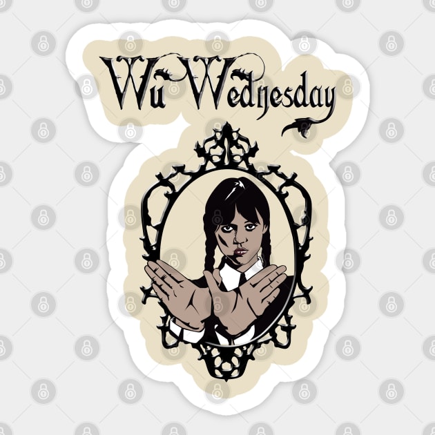 Wu Wednesday Sticker by sinistergrynn